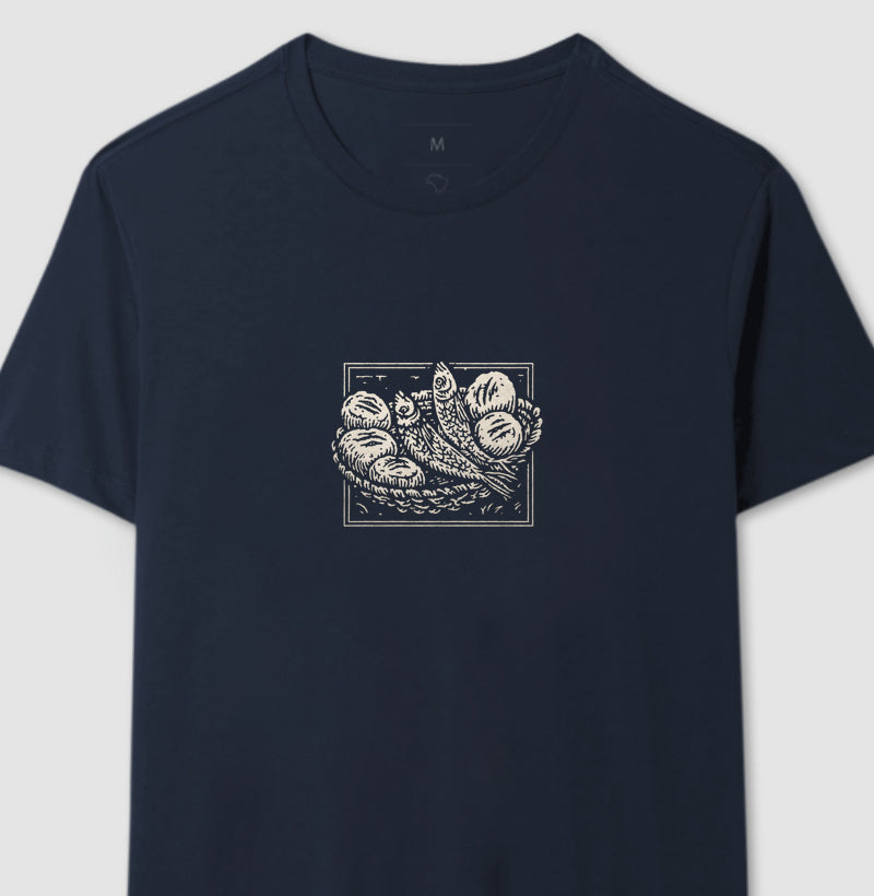 Camiseta - Peixe e Pães